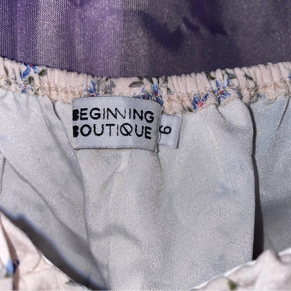 Beginning Botique Floral Off-The-Shoulder Mini Dress - Picture 3 of 3